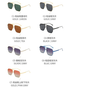 Anti-Reflective Visual Driving Glasses Women UV Protection Goggle Celebrity Sunglasses Polarized Luxury Punk