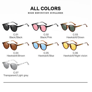 FEISHINI Oculos masculino Small Frames Eyewear UV Protector Steampunk Personality Star Men's Sunglasses Women Polarized Vintage