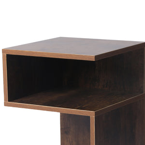 Bedside 2x Tables Wood Side End Oak