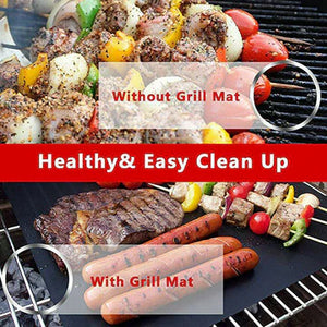 BBQ Grill Mat Reusable Copper